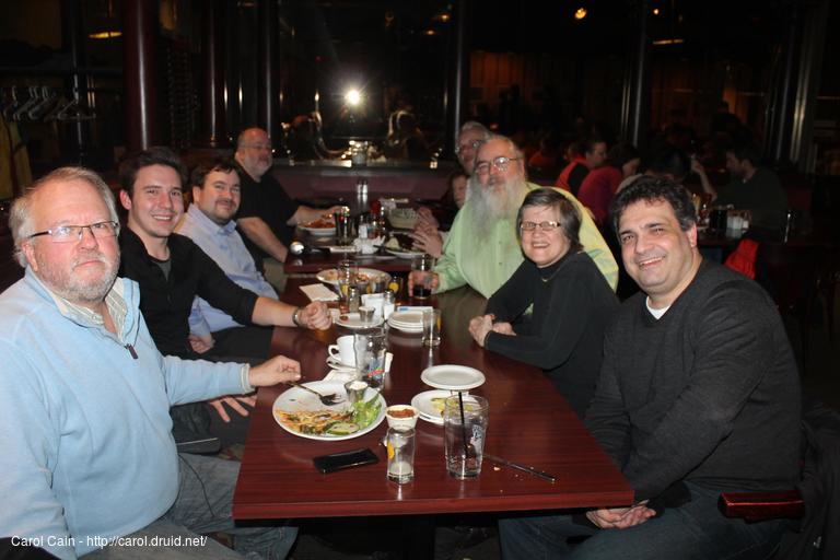 The last Vex.Net associate dinner at Granite Brewery.