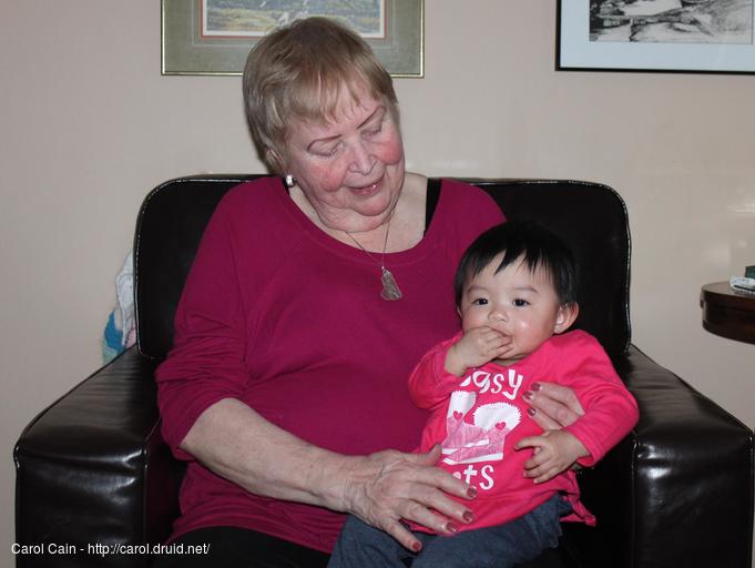 Mary Garden and grand daughter