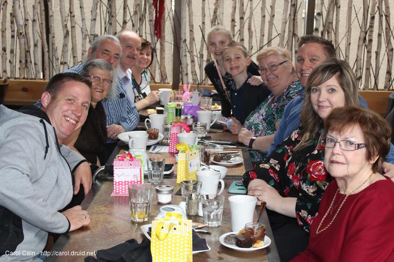 Chris, Carol, D'Arcy, Ken, Mary, Quinn, Owen, Monica, Steve, Leanne and Delores