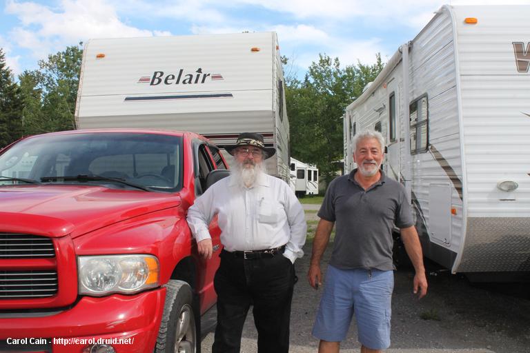 D'Arcy with Pat Campea at Tyssen Trailers D'Arcy with Pat Campea at Tyssen Trailers