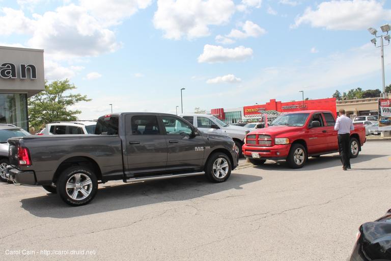 Guess which is our new Ram 1500.