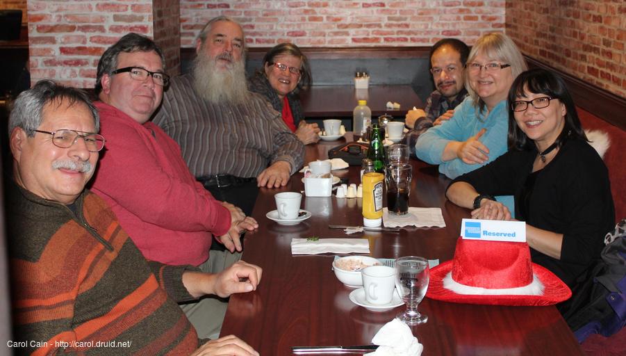 Jeremy, Gary, Jenny, D'Arcy, Carol, Stephanie and Levy