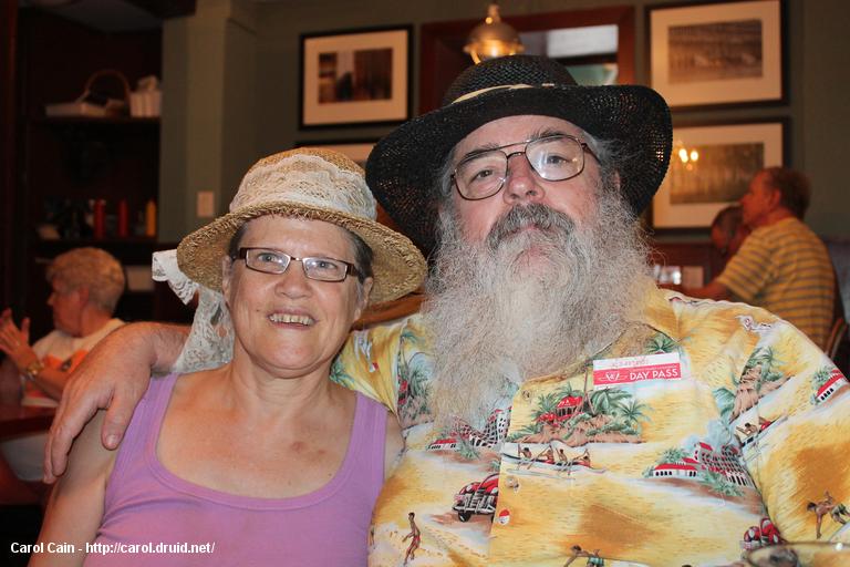 Carol and D'Arcy as tourists Carol and D'Arcy as tourists
