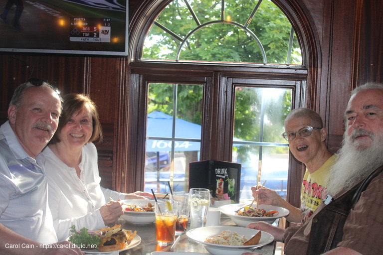 Ken, Mary, Carol and D'Arecy in Oshawa 2025