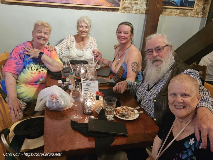 Monica, Emeline, Tiffany, D'Arcy and Carol