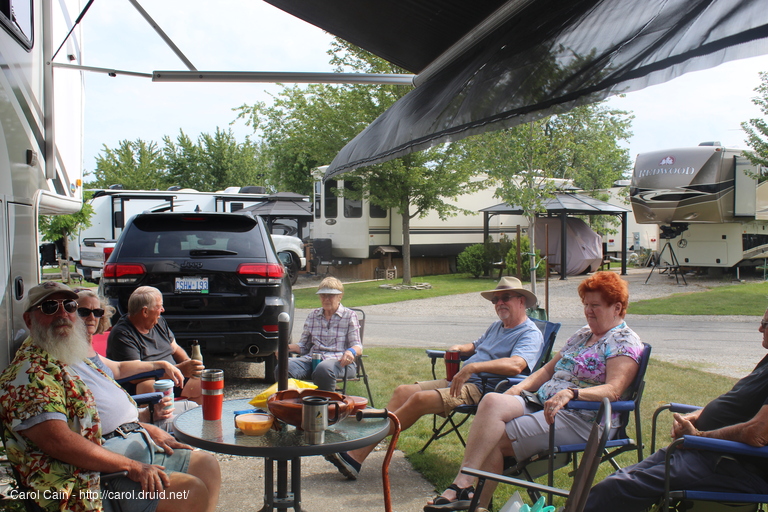 D'Arcy, Audrey, Ted, Cathy, Gary, Cathy and Ron