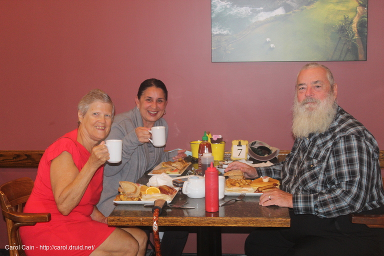 Carol, Kathy and D'Arcy