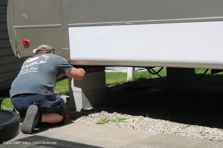 2024/06/15 Putting Our RV on Blocks